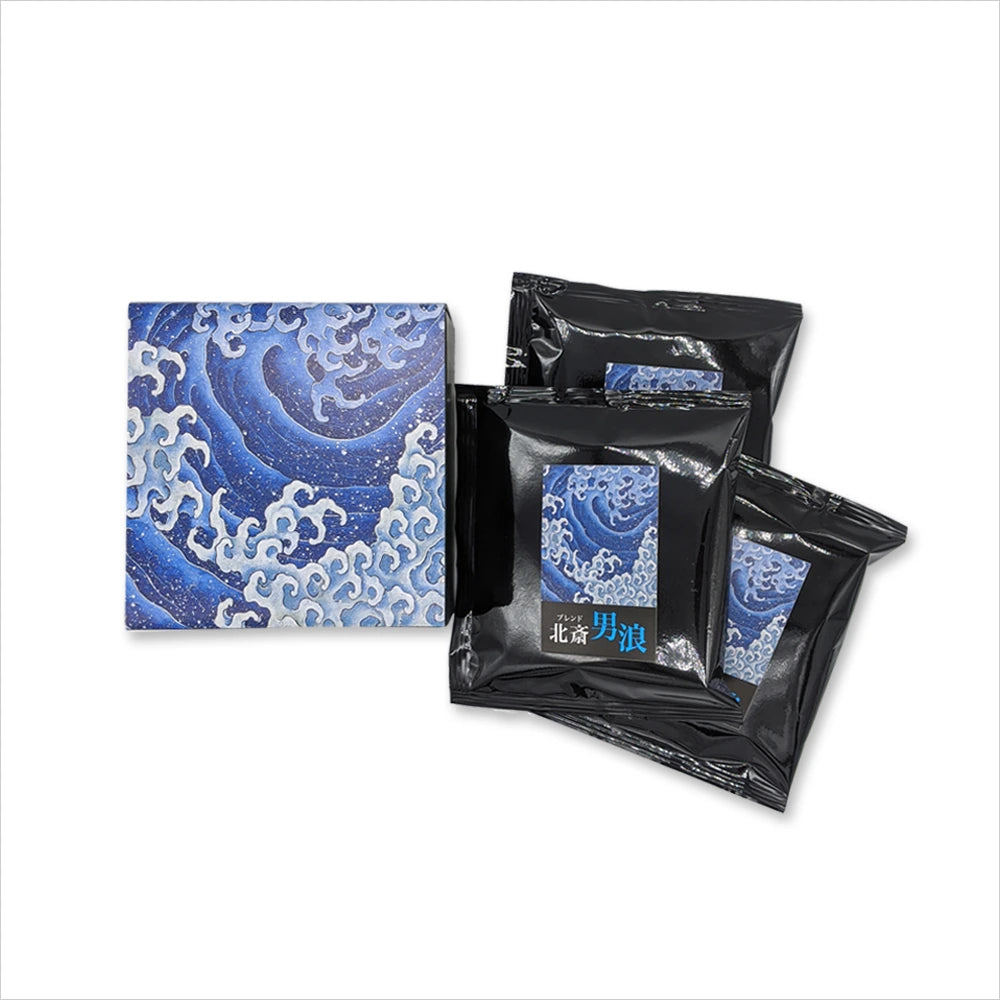 ブレンド北斎 男浪 ドリップバックコーヒー（1箱3個入） – Shop of