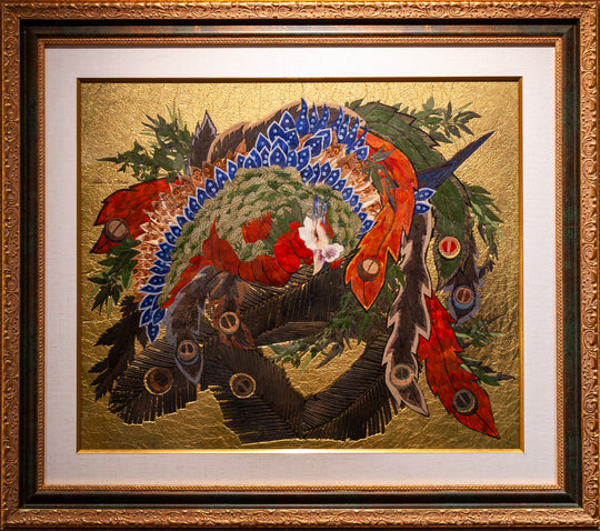 【ガラリShowcase】跡部由美子　押花鳳凰