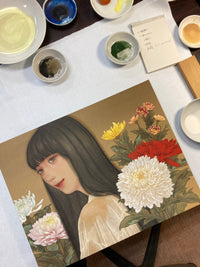 ガラリshowcse】 田口由花 日本画「菊図」 – Shop of Hokusai ｜ 北斎