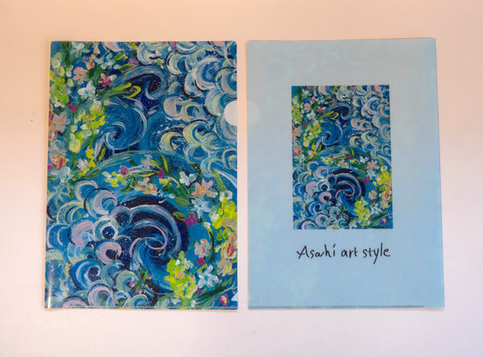 【ガラリShowcase】AsahiArtStyle クリアファイル「怒濤図」