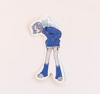 ガラリShowcase】mahoshi ステッカー「擬人化×サブカルファッション_