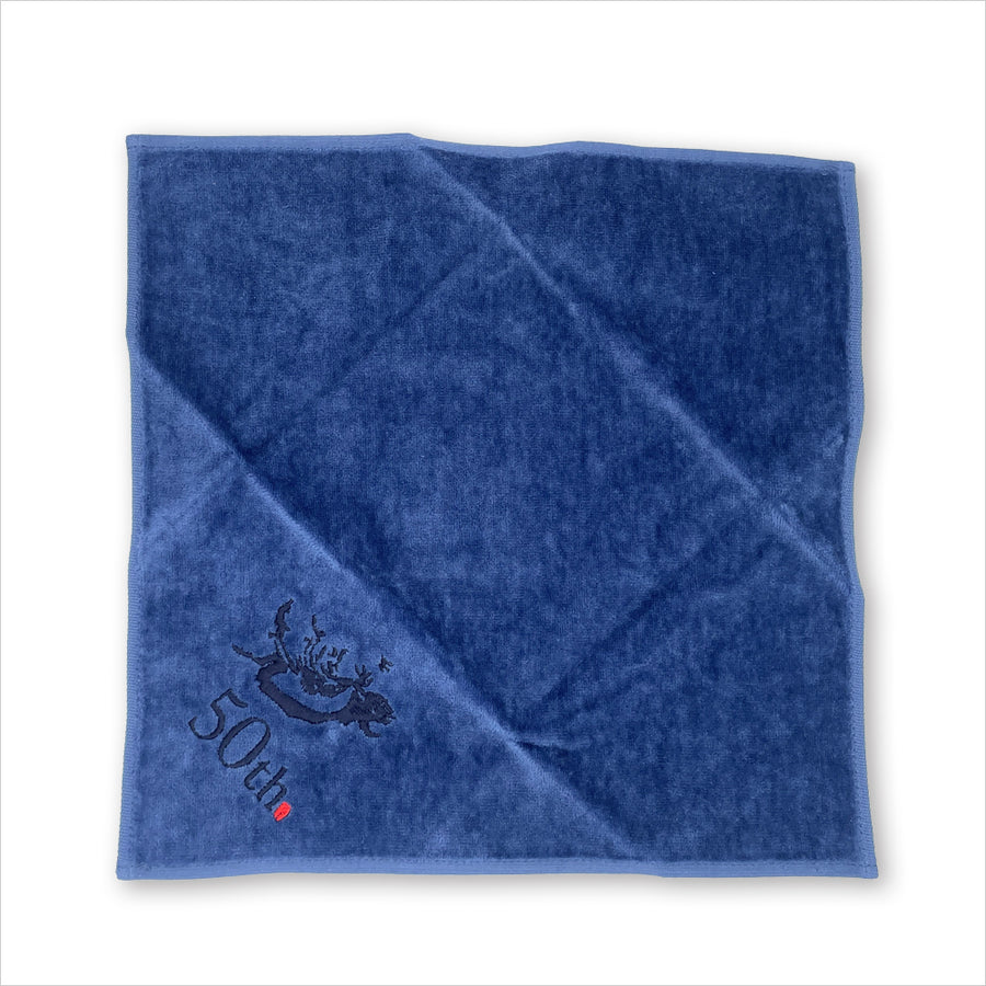 北斎館50周年記念 タオルハンカチ（Hotman ベロアハンカチ）