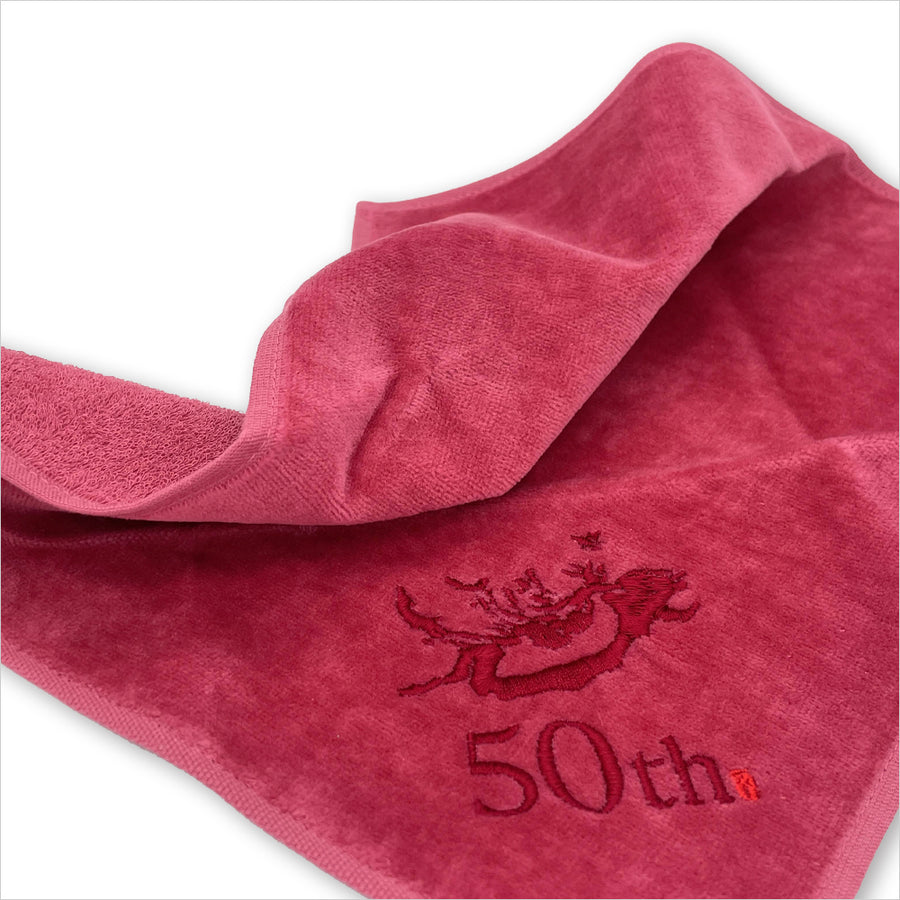 北斎館50周年記念 タオルハンカチ（Hotman ベロアハンカチ）