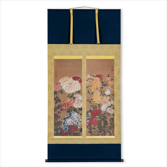 かけ軸「菊」