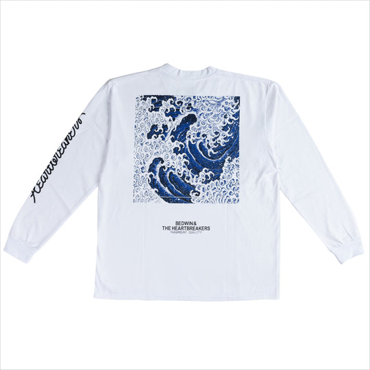 BEDWIN＆THE HEARTBREAKERS　「上町祭屋台天井絵 男浪」ロングTシャツ