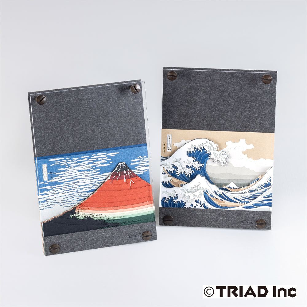 綾小路やいと　プロモ　3枚セット OMOSHIROI BLOCK（神奈川沖浪裏 / 赤富士） – Shop of Hokusai