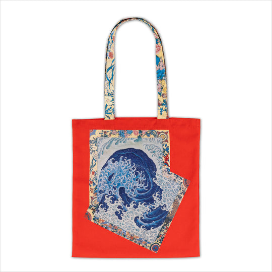 【予約販売 / 入荷次第発送】福⽥美蘭「怒濤図」トートバッグ