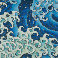 波と月の浮世絵アート作品 大判 葛飾北斎による浮世絵「Memorial Anniversary (Shûnen), from