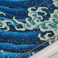 北斎館限定】インテリアアート「怒涛図 男浪（どとうず おなみ