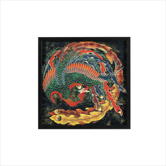 【北斎館限定】インテリアアート「鳳凰図（ほうおうず）」
