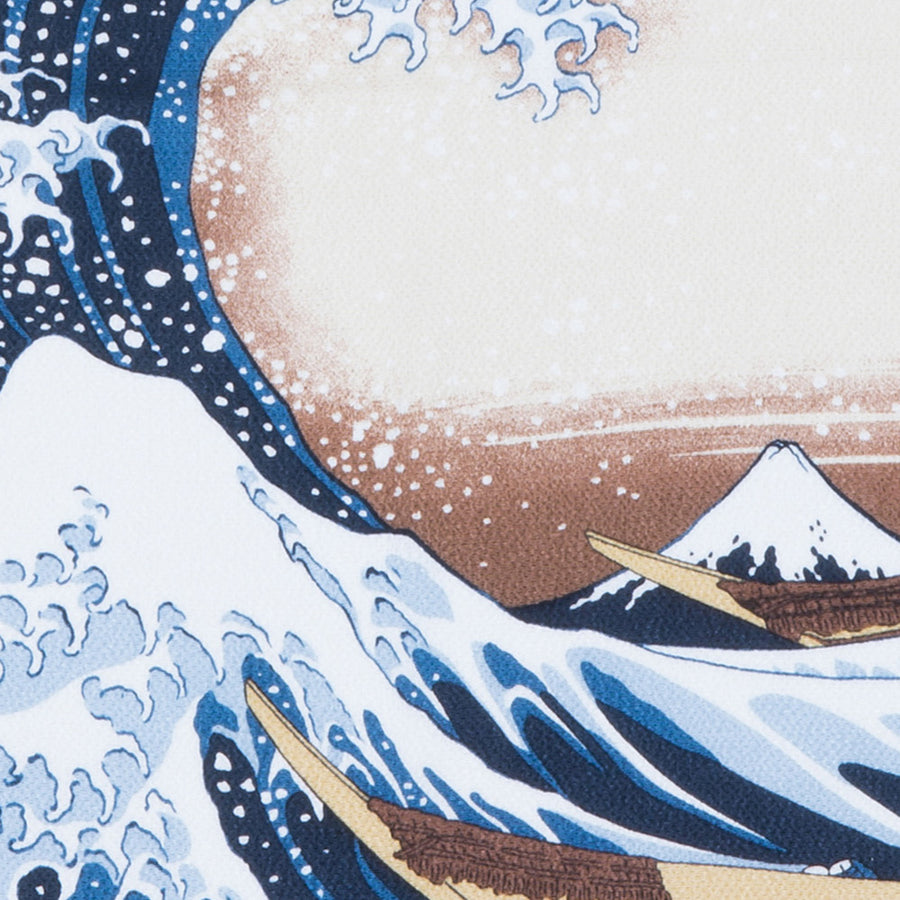 ちりめんふろしき 「神奈川沖浪裏」 – Shop of Hokusai ｜ 北斎館 