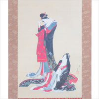 模写/秦翁/美人画/布袋屋掛軸HE-220 かけ軸「二美人（にびじん）」 – Shop of Hokusai ｜ 北斎館