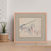 砡 天然石 中国 春夏秋冬画 絵 額 4点