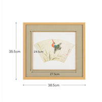 水彩画「極楽鳥花と天の川」サイズ(450×375) 額(605×535) 額装済 額色紙「水恋鳥（みずこいどり）」 – Shop of Hokusai ｜ 北斎館